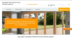 Desktop Screenshot of bhawanisteeldoors.com